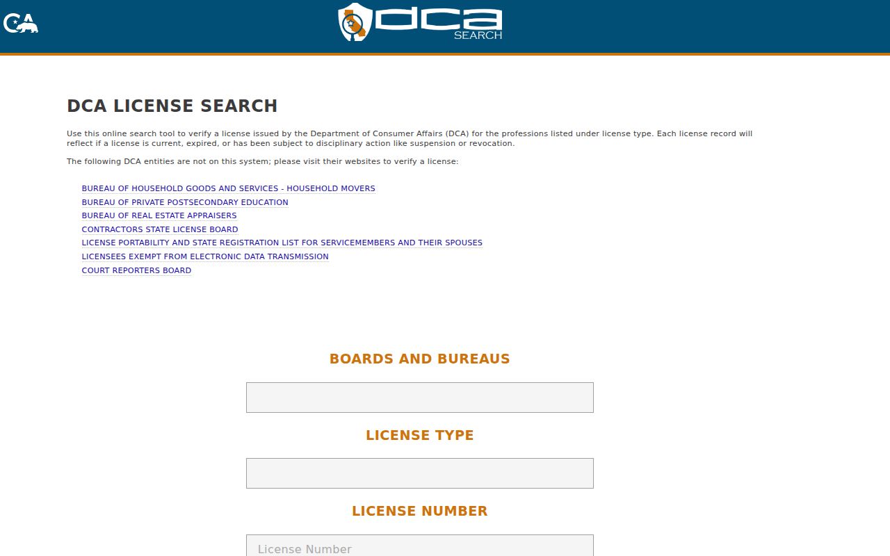 Morgan Hill people search California professional license lookup